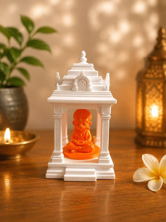 3D Printed Baal Hanuman Mandir Idol for Car Dashboard & Home