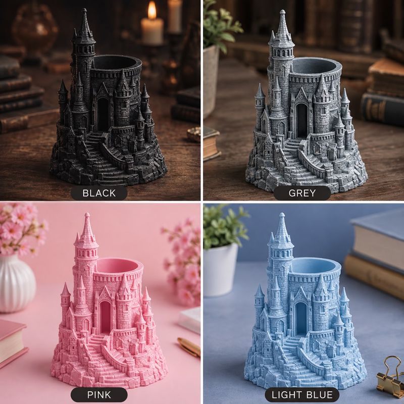 Hogwarts Castle 3D Printed Pen & Pencil Holder