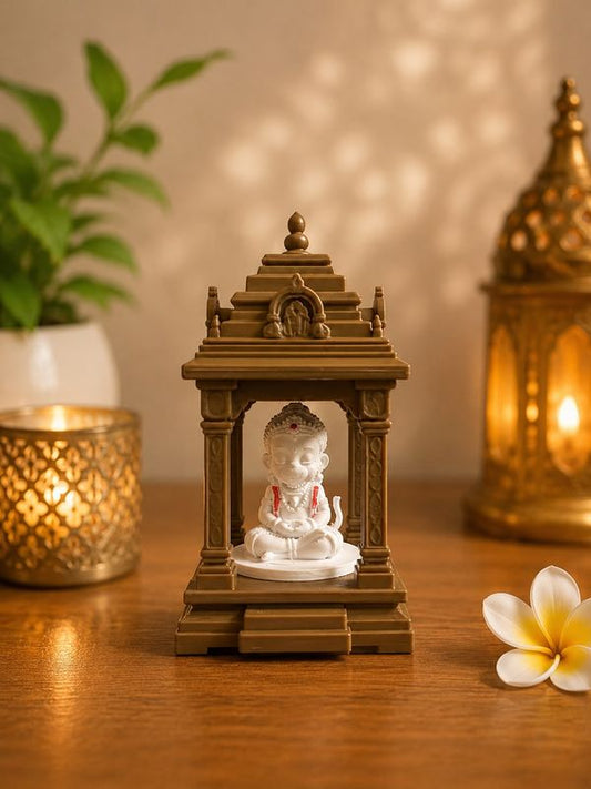 3D Printed Baal Hanuman Mandir Idol for Car Dashboard & Home