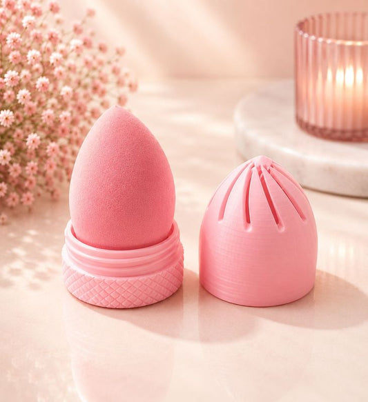 Ventilated Beauty Blender & Makeup Sponge Travel Case